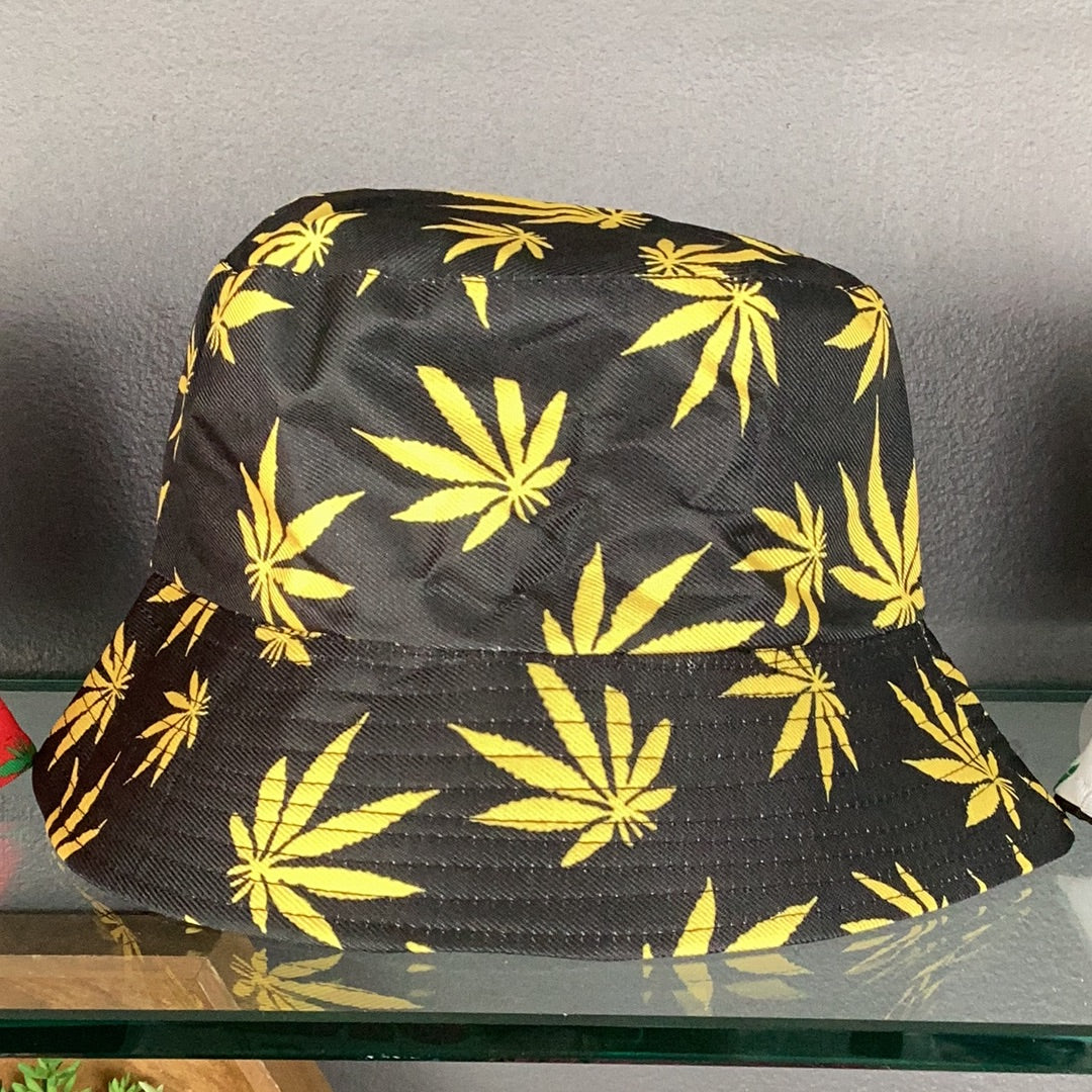 Leaf Reversible Bucket Hat